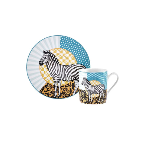 Karaca Animal Kaffeetassen Set, 6 Personen, 90 ml