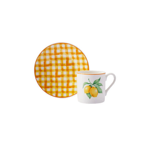 Karaca Piknik Kaffeetassen Set, 6 Personen, 80 ml