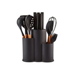 Karaca Burby Wood Service and Knife Set, 14-Piece