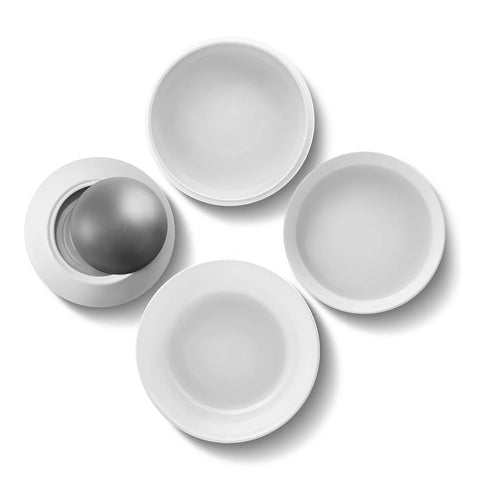 Karaca X Sariyer Design Sphere Silber 5-teiliges Snackschalen-Set