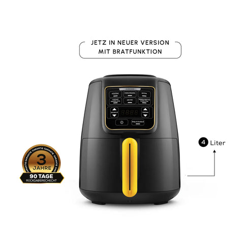 Karaca Air Cook mit Bratfunktion XL Airfryer Black Gold