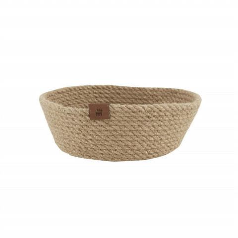 Karaca Home Alba Jute Dekoteller, Rund, 25 cm