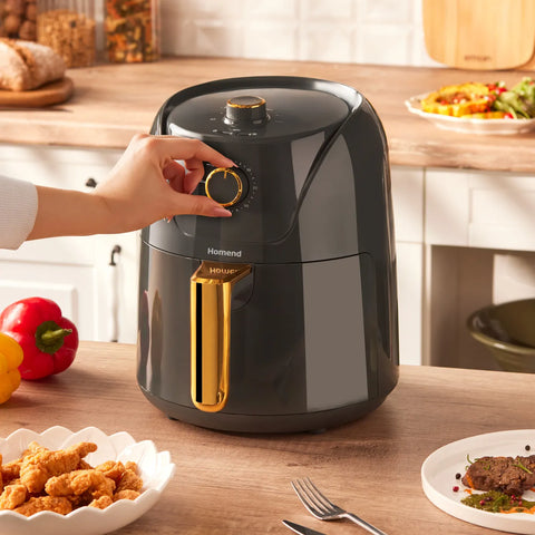 Homend Airfryday 2505H mit 8 verschiedenen Programmen, 4,3 Liter Airfryer Anthrazit