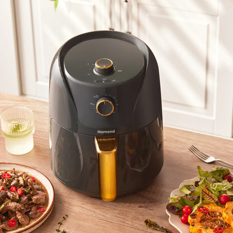 Homend Airfryday 2505H mit 8 verschiedenen Programmen, 4,3 Liter Airfryer Anthrazit