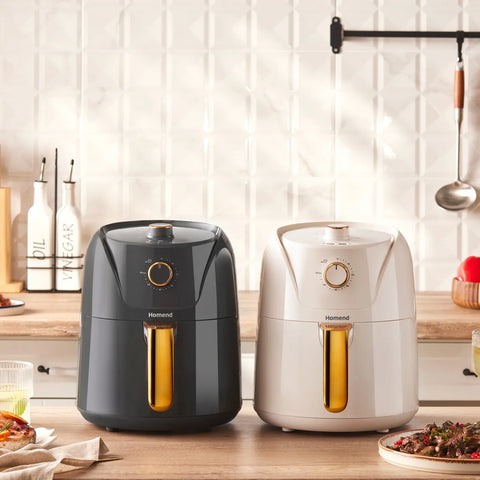 Homend Airfryday 2505H mit 8 verschiedenen Programmen, 4,3 Liter Airfryer Anthrazit