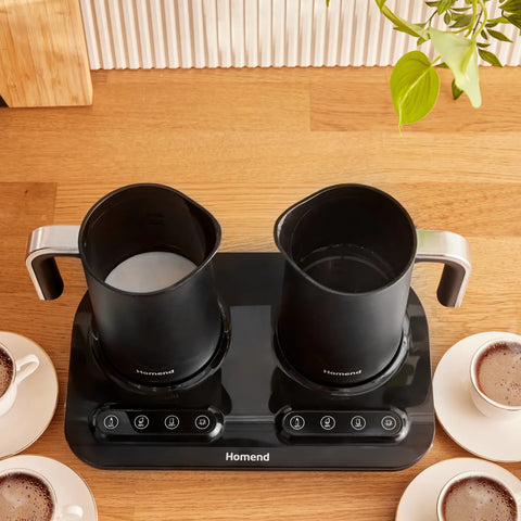 Homend Pottoman Plus 1888H Türkischer Kaffee- und Getränkezubereitungsautomat 3 in 1, 1000W