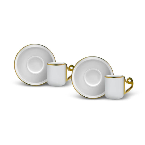 Karaca Miras Serie Elif Vav 2 Personen Kaffeetassen-Set 