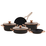 Karaca BioDiamond Power Rosegold Cookware Set,8 Piece