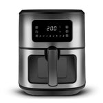 Karaca Multifry Inox XXL 6.5 litre Airfryer with digital glass window 