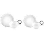 Karaca Venus Platinum Coffee Cup Set, 2 Person, 135 ml