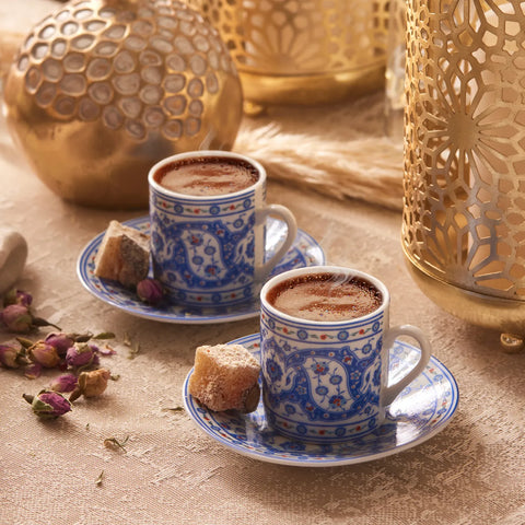 Karaca Gülhane Kaffeetasse Set für 2 Personen 80 ml