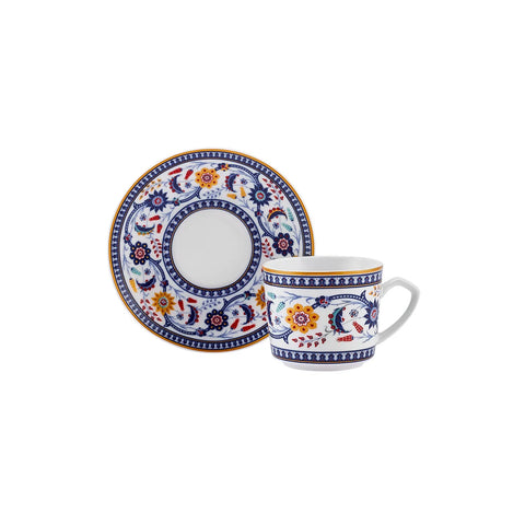 Karaca Linden-Kaffeetassen-Set, 2 Personen, 80 ml