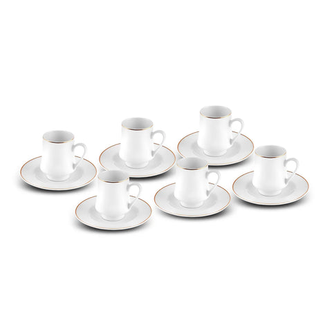 Karaca Runo Kaffeetassen-Set, 6 Personen, 100 ml