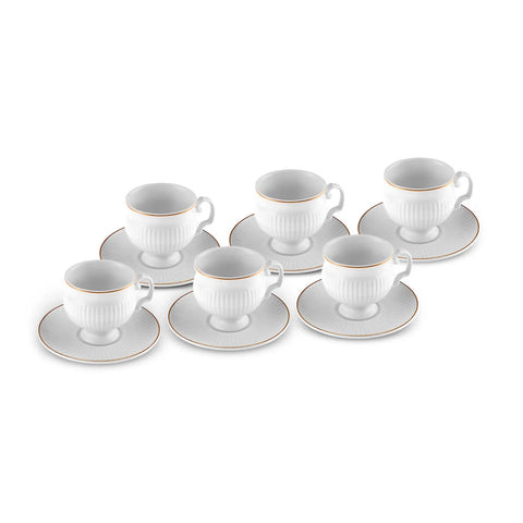 Karaca Malta Kaffeetassen-Set, 6 Personen, 100 ml