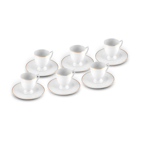 Karaca Boyoz Kaffeetassen-Set, 6 Personen, 85 ml