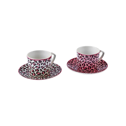 Karaca Britney Kaffeetassen-Set, 2 Personen, 80 ml