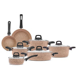 Karaca Biogranit Vincent Cookware Set, 12 Pieces