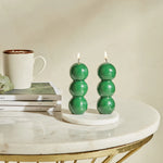 Karaca Home Buble Shaped Candle 2 Pieces, Green