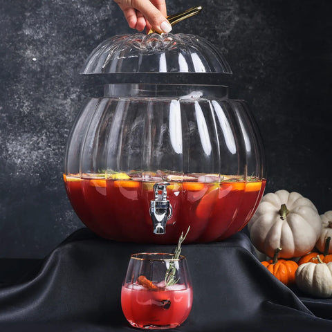 Karaca Halloween Wasserspender aus Glas, 2L