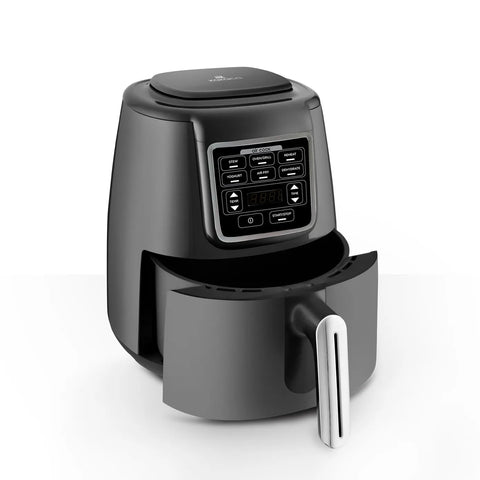 Karaca Air Cook XL 2 in 1 Sprechender Airfryer, space gray