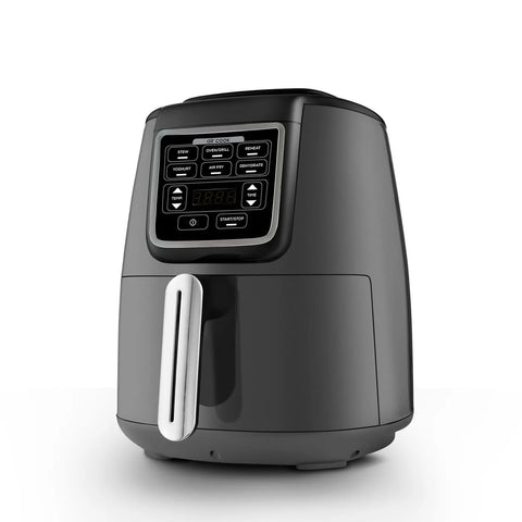 Karaca Air Cook XL 2 in 1 Sprechender Airfryer, space gray