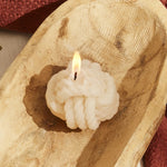 Karaca Home Rope Candle, 5 cm, Cream