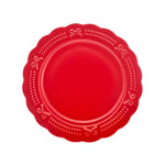 Karaca Christmas Porcelain Side Plate, 21cm, Red