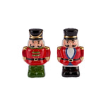 Karaca Christmas Nutcracker Salt and Pepper Shaker, 10cm