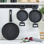 Karaca Biogranit Power 3 Piece Pan Steel Set