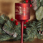 Karaca Home Christmas Helena Red Glass Candle Holder 7x20 Cm