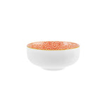 Karaca Floral Snack Schale, Orange, Rund, 10 cm