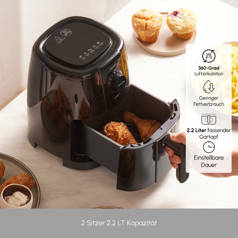 Karaca Smart Cook Airfryer, Schwarz