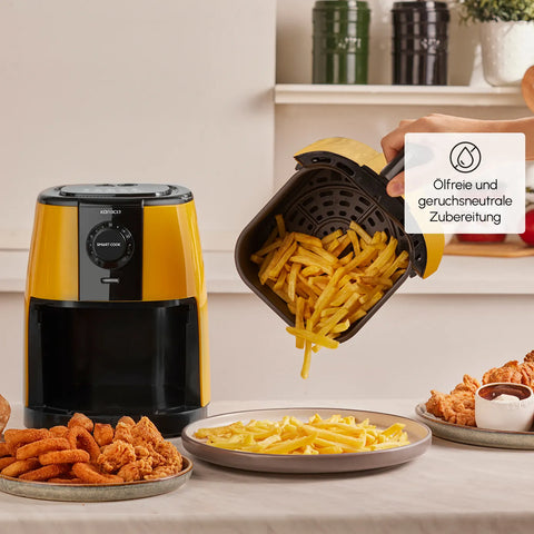 Karaca Smart Cook Airfryer, Ananas Gelb