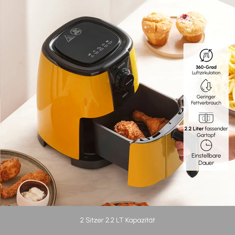 Karaca Smart Cook Airfryer, Ananas Gelb