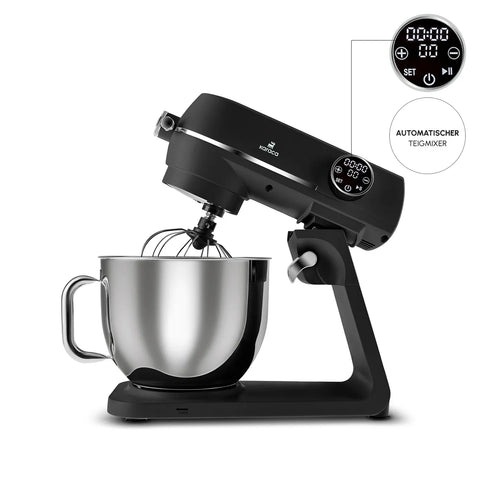 Karaca Multichef Artisan Digitale Anzeige 7 Liter Gusseisen Standmixer Schwarz 1800W