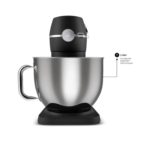 Karaca Multichef Artisan Digitale Anzeige 7 Liter Gusseisen Standmixer Schwarz 1800W