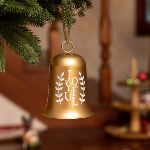 Karaca Home Weihnachten Metall Glocke Baumschmuck