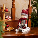 Karaca Home Christmas Velvet Snowman With Slide