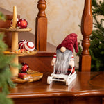 Karaca Home Christmas Velvet Santa's Gnome With Slide