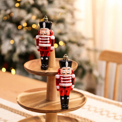 Karaca Home Weihnachten Nussknacker Baumschmuck Set, 2 Teilig