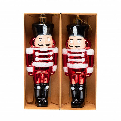 Karaca Home Weihnachten Nussknacker Baumschmuck Set, 2 Teilig