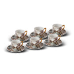 Karaca Milas for 6 Person Coffee Cup Set, 100 ml