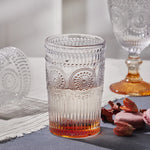 Karaca Sunflower Beverage Glass, Orange