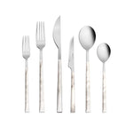 Karaca Leda Cutlery Set for 6 Person, 36 Piece, White