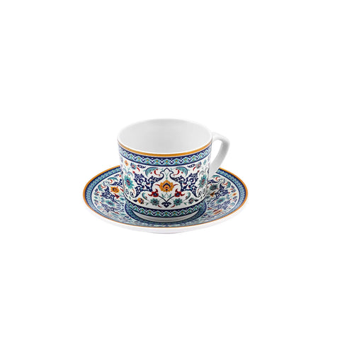 Karaca Beylerbeyi 6 Personen Kaffeetassen Set, 80 ml