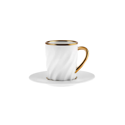 Karaca Set 6 Personen Kaffeetassen Set, 80 ml