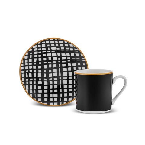 Karaca Toro Kaffeetasse für 6 Personen, 90 ml