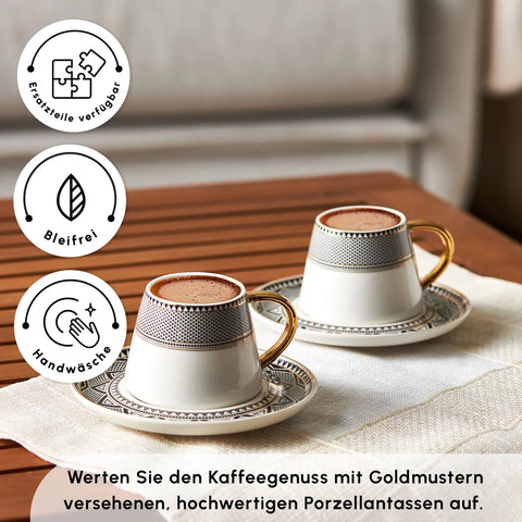 Karaca Globe Kaffeeservice für 6 Personen