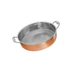 Karaca 3Ply PowerSteel 316+ Steel Copper Shallow Pot, 24 cm