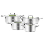 Karaca Arya Cookware Set, 8 Piece, Steel, Green